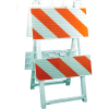 Econocade Folding Traffic Barricade 42-3/5"H With 4 Panels 4 Sheetings