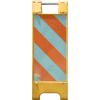 Minicade Barricade Sign Stand 36"H With 2 Panel 2 Sheetings