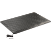 Wearwell® Electrically Conductive Diamond-Plate Mat 9/16" Thick 2' x 3' Black