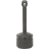 Justrite Smokers Cease Fire Cigarette Butt Receptacle 1 Gallon Black