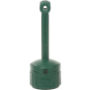 Justrite Smokers Cease Fire Cigarette Butt Receptacle 1 Gallon Green