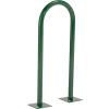 Global Industrial U-Rack Bike Rack, 2-Bike Capacity, Flange Mount, Green