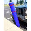 72"H FlexBollard - Concrete Installation - Blue Cover/Red Tapes
