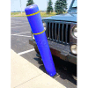 52"H FlexBollard - Concrete Installation - Blue Cover/Yellow Tapes