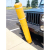 52"H FlexBollard - Natural Ground Installation - Yellow Cover/White Tapes