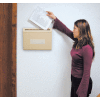 Wall Mount Drop Box, 18"W x 4"D x 14"H, Putty