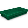 Plastic Utility Tray Dark Green 26" L X 12-1/2" W X 4-1/2 H - Pkg Qty 5