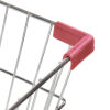 Corner Guards on Wire Mesh Shopping Basket