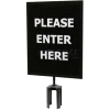Queueway Acrylic Sign - Please Enter Here 11X14" (Double Side)