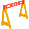 Portable Plastic A-Frame Style Barricade 44-1/2" With 1 Rail