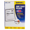 C-Line Products Auto Shop Ticket Holders, Stitched, Both Sides Clear, 9" x 12", 25/BX