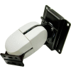 Ergotron® 100 Series Double Pivot Monitor Mount, Black/Gray