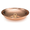 Good Directions Rain Chain Basin, Polished Copper