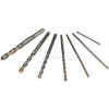 Milwaukee® 48-20-8857 3-Flat Secure-Grip™ Hammer Drill Bit Set, 7 PC