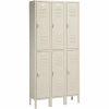 Penco 6233V-3-073SU Vanguard Locker Pull Latch Double Tier 12x15x36 6 Doors Assembled Champagne