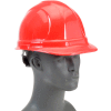 ERB 19952 Omega II Hard Hat, 6-Point Ratchet Suspension, Red