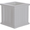 Mayne® Cape Cod 14" x 14" Square Planter, White