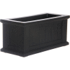 Mayne® Cape Cod 24" x 11" Patio Planter, Black