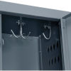 Infinity Heavy Duty Ventilated Steel Locker, Double Tier, 3-Wide, 12x12x36, Unassembled, Gray
																			