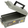 Plano Molding 1212-02 Water Resistant Ammo Storage Box, 13-3/4"L x 5-5/8"W x 5-9/16"H, Green
