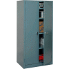 Global Industrial Storage Cabinet, Turn Handle, 36"Wx24"Dx78"H, Gray, Unassembled