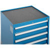 Global Industrial™ Top Tray w/Vinyl Mat for 30"Wx27"D Modular Drawer Cabinet