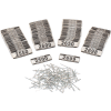 Global Industrial Locker Number Plate Kit, Numbered 2500-2699, 200/Pack