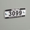 Global Locker Number Plate Kit - Pkg of 200 Numbered 2900-3099
																			