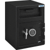 Global Industrial B-Rate Depository Safe Front Loading, 1 Door, Digital Lock, 14Wx14Dx20-1/4H