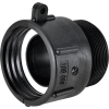 Global Industrial Polypropylene S60x6 Female Buttress x 2" Male NPS Pipe Thread Adapter - Pkg Qty 5
