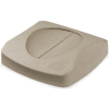 Lid For 23 Gallon Square Rubbermaid Waste Receptacles - Beige