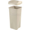 Optional Swing Door Lid with Trash Can, Trash Cans, Garbage Can, Garbage Cans, Rubbermaid Untouchable Trash Receptacles