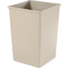 50 Gallon Square Rubbermaid Waste Receptacle - Beige