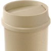 Lid For 11 & 22 Gallon Round Rubbermaid Waste Receptacles - Beige