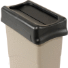 Lid for 16-23 Gallon Rectangular Rubbermaid Trash Can - Black