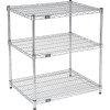 Nexel® ESD Wire Shelving Starter - 3 Tier - 42"W x 14"D x 34"H