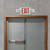 Combo Exit Sign, Red Letters w/ LED Optics
																			