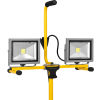 Portable LED Floodlights w/Tripod, 20Wx2, 1600 lumens each, IP65
																			