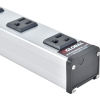 Global™ 19-in. 7 outlet Aluminum Power Strip with 6-ft Cord
																			