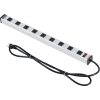 Global Industrial Power Strip, 9 Outlets, 15A, 25"L, 6' Cord