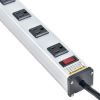 Global™ 25-in. 9 outlet Aluminum Power Strip with 6-ft Cord
																			