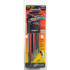 Bondhus 69637 Set 13 ColorGuard™ Ball End L-Wrenches - Extra Long Arm (.050"-3/8")