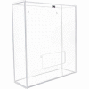 TrippNT Acrylic Medium Apparel Dispenser for Hairnet/Beard Covers, 15"W x 18"H x 6"D
