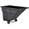 Global Industrial™ Deluxe Black Standard Duty Plastic Tilt Truck 1 Cu. Yd. & 1000 Lb. Cap.