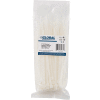 Global Industrial™ 8" Cable Zip Ties, Natural with UV, 75 Lb., 100 Pack