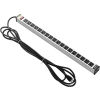 Global™ 24-in. 18 Outlet Aluminum Power Strip, 15' Cord
																			