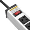 Global™ 24-in. 18 Outlet Aluminum Power Strip, 15' Cord
																			