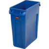 Rubbermaid® Recycling Can, 16 Gallon, Blue