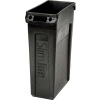 Rubbermaid® Slim Jim® Recycling Can, 23 Gallon, Black