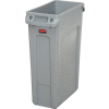 Rubbermaid® Slim Jim® Recycling Can, 23 Gallon, Gray